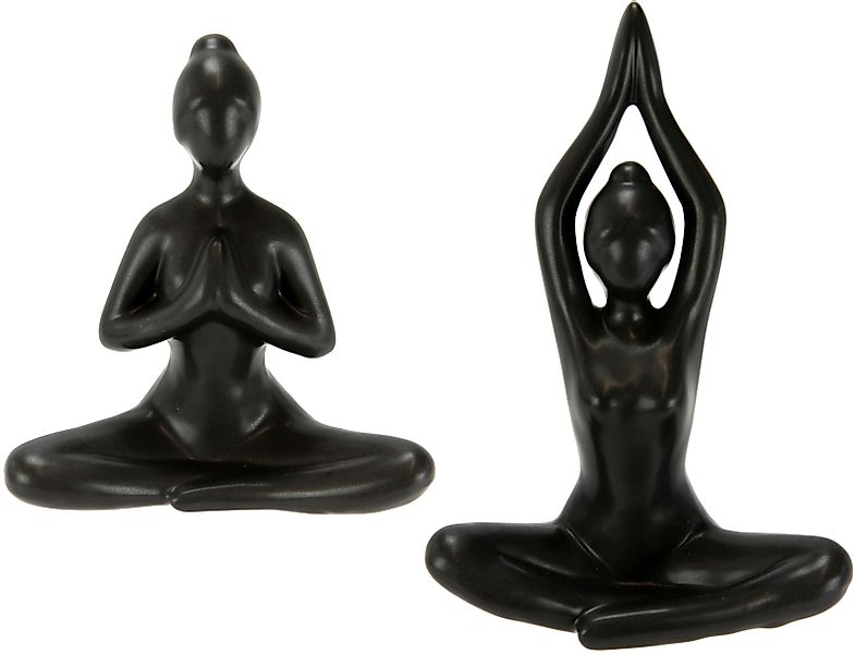 I.GE.A. Dekofigur Yoga-Frau, 2er Set, Yogafigur, günstig online kaufen