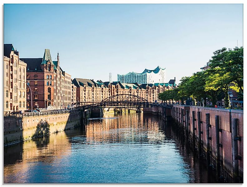 Artland Glasbild "Hamburg Speicherstadt", Deutschland, (1 St.), in verschie günstig online kaufen