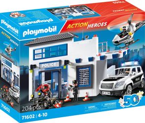 Playmobil® Playmobil Polizeistation 71602 Konstruktions-Spielset günstig online kaufen