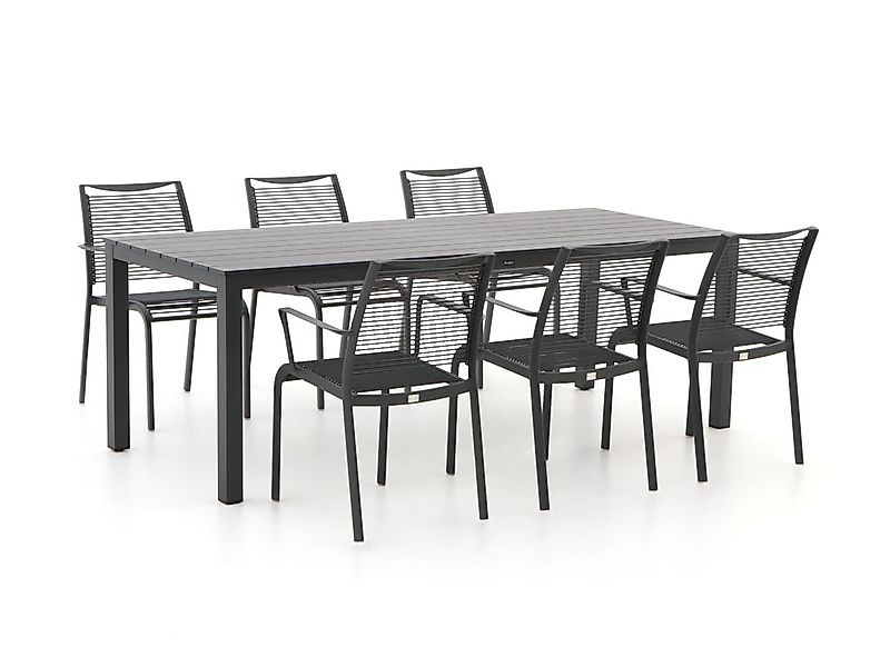 Apple Bee Hawaii/Menzano 220 cm Gartenmöbel-Set 7-teilig stapelbar günstig online kaufen