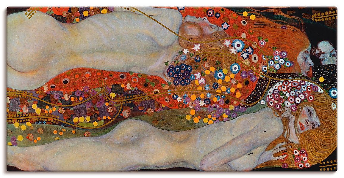 Artland Wandbild »Wasserschlangen II (Die Freundinnen)«, Frau, (1 St.), als günstig online kaufen