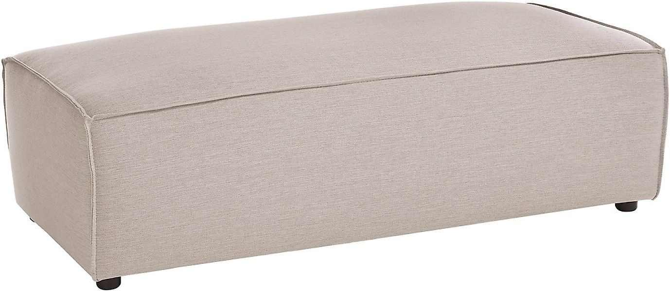 Home affaire Hocker "NEU: SHERWOOD XXL, Polsterhocker, Cord, Webstoff", rec günstig online kaufen