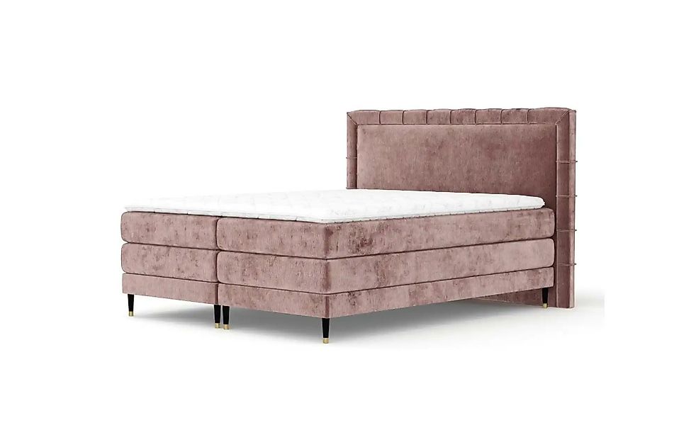 Boxspringbett   ¦ rosa/pink ¦ Maße (cm): B: 187 H: 123 Betten > Komfortbett günstig online kaufen
