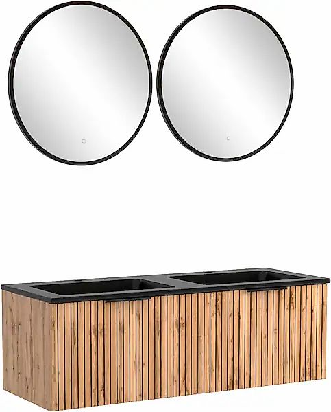 welltime Badmöbel-Set "Welltime, Carlton Waschtisch-Set, 80 oder 120 cm, ge günstig online kaufen