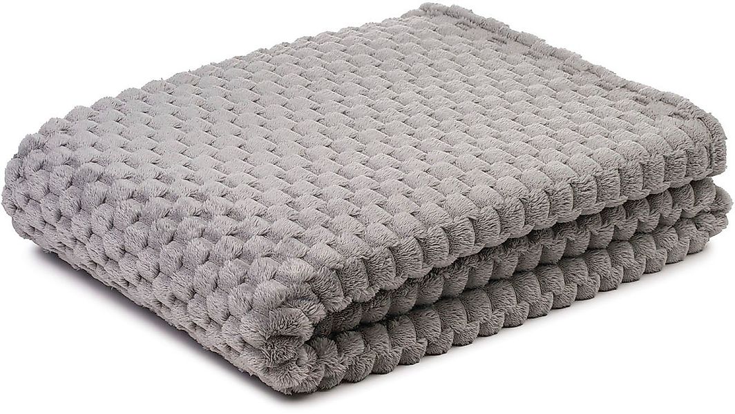 Wohndecke Decke 3D - Bubbles, Gözze, Jacquard gewebte Decke in 3D Optik günstig online kaufen