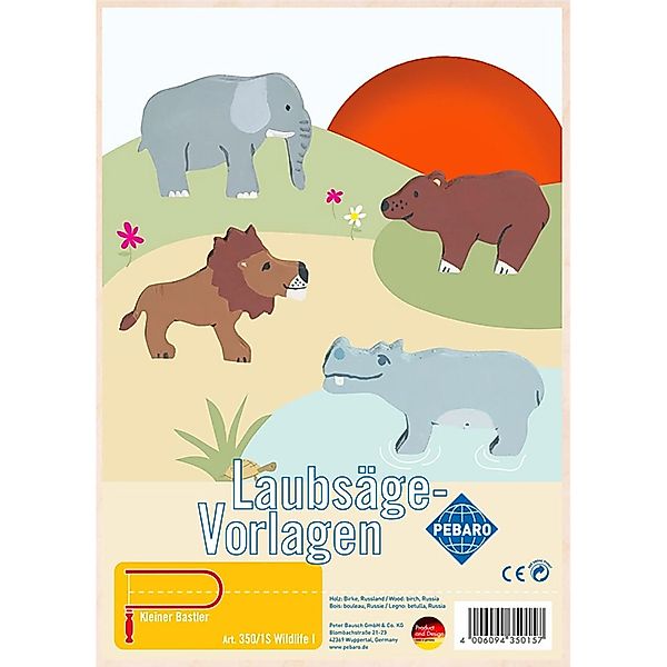 Pebaro Laubsägevorlage Wildlife I günstig online kaufen