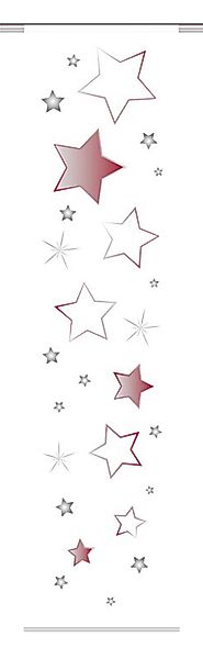 Clever-Kauf-24 Schiebegardine Flächenvorhang Stars / Sterne, günstig online kaufen