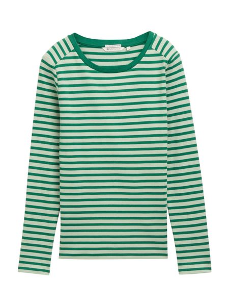 TOM TAILOR Denim Langarmshirt striped interlock günstig online kaufen