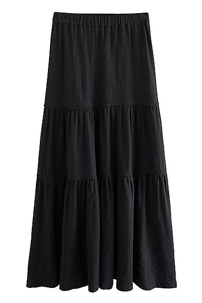 Next Maxirock Gestufter Maxirock aus 100 % Baumwolle (1-tlg) günstig online kaufen