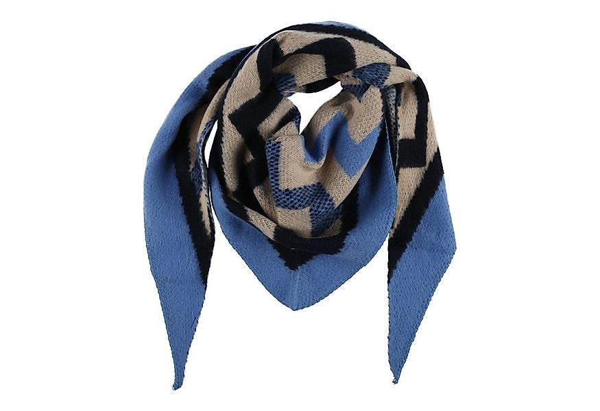 COFI 1453 Schal XXL Schal Damen Dreiecktuch Strickschal WInterschal mit Mus günstig online kaufen