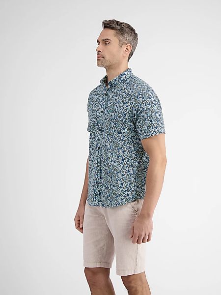 LERROS Kurzarmhemd "LERROS Sommerlich bedrucktes Halbarmhemd" günstig online kaufen