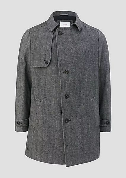 s.Oliver Langmantel Gefütterter Mantel aus Wollmix günstig online kaufen