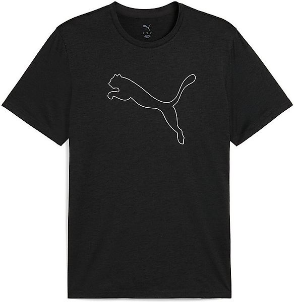 PUMA Kurzarmshirt M TAD ESSENTIAL HEATHER CAT TEE (CF large cat) PUMA BLACK günstig online kaufen