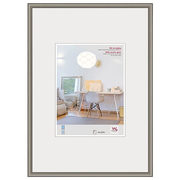 walther design New Lifestyle Kunststoff Bilderrahmen Kunstglas 29,7x42 cm günstig online kaufen