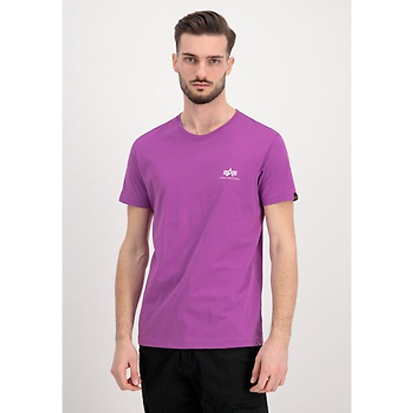 Alpha Industries  T-Shirts & Poloshirts Backprint T - dark magenta günstig online kaufen