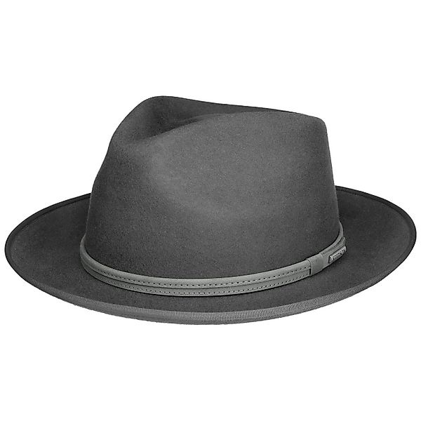 Stetson Fedora (1-St) Wollfilzhut mit Lederband, günstig online kaufen