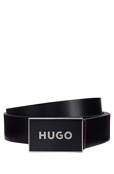HUGO Ledergürtel "Gerrity Sz30", mit Markenlabel auf der Schnalle günstig online kaufen