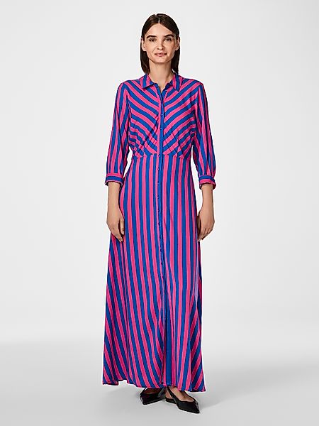 Y.A.S Hemdblusenkleid "YASSAVANNA LONG SHIRT DRESS", Sommerkleid, mit 3/4 Ä günstig online kaufen