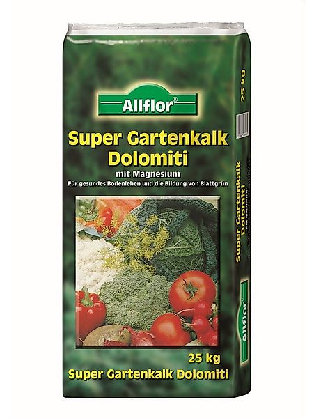 Allflor Gemüsedünger Allflor Gartenkalk Dolomiti 25 kg günstig online kaufen