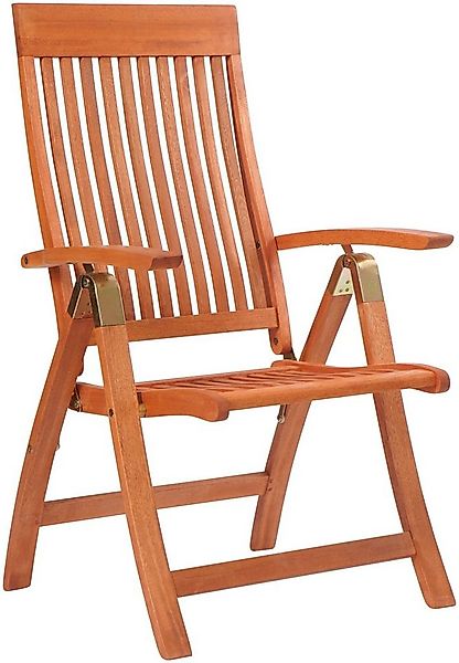 MERXX Gartenstuhl Bordeaux, Eukalyptusholz (1 St), klappbar, verstellbar günstig online kaufen