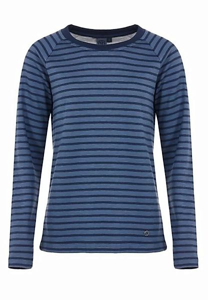 Elkline Sweatshirt Tomorrow Streifen weiter Halsausschnitt günstig online kaufen