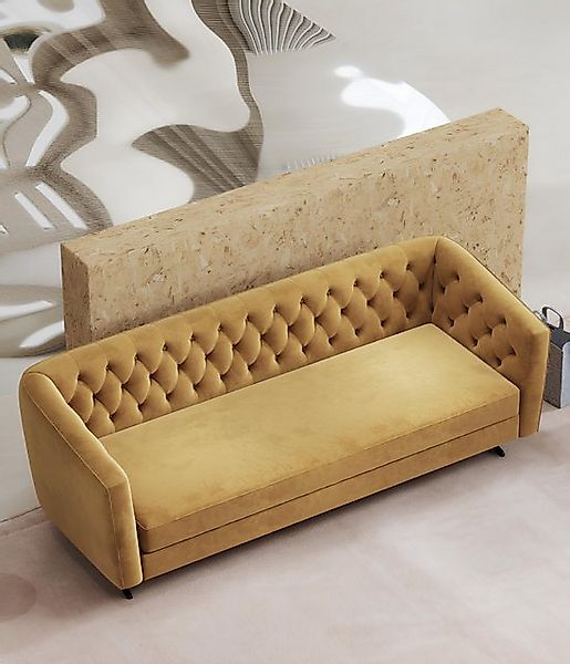 Xlmoebel Sofa Dreisitzer Sofagarnitur im italienischen Design aus Stoff - S günstig online kaufen