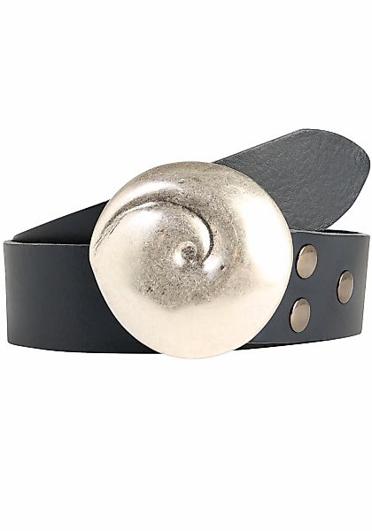 Rettungsring Gürtel Ledergürtel mit austauschbarer Schließe "Muschel Rund S günstig online kaufen