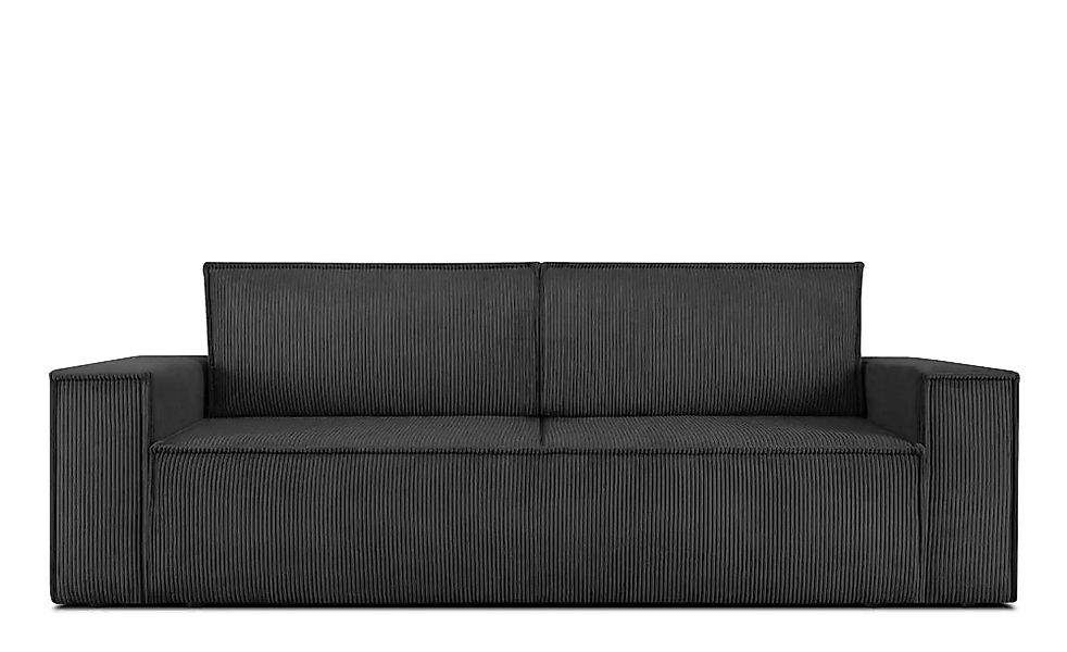 KONSIMO Einzelsofa  Napi ¦ grau ¦ Maße (cm): B: 244 H: 89 Polstermöbel > So günstig online kaufen