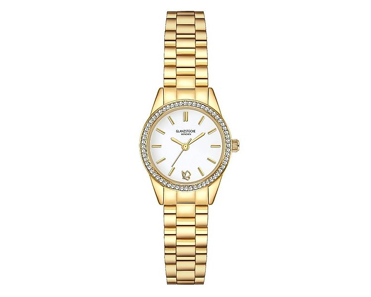 Glanzstücke München Quarzuhr gelbgold günstig online kaufen