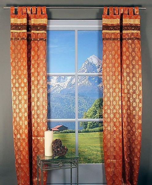 HOSSNER - ART OF HOME DECO Gardine Arnisee (1 St), Schlaufen, transparent, günstig online kaufen