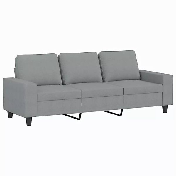 vidaXL Sofa, 3-Sitzer-Sofa Dunkelgrau 180 cm Stoff günstig online kaufen