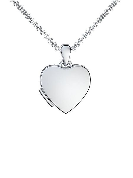 Amoonic Amulett Herz Medaillon zum Öffnen für Bilder Silber 925 Herzkette A günstig online kaufen