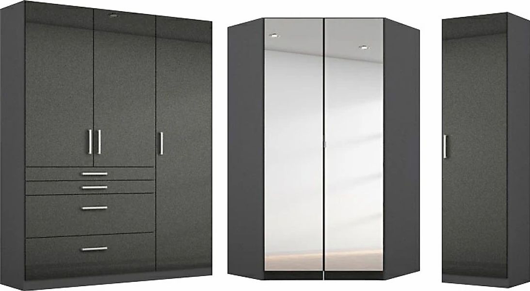 rauch Schrank-Set "Kleiderschrank Schrank Garderobe Garderobenschrank Ecksc günstig online kaufen