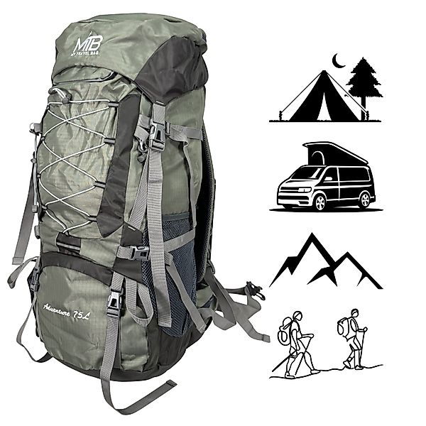MTB Wanderrucksack 80 Liter Tracking Rucksack günstig online kaufen