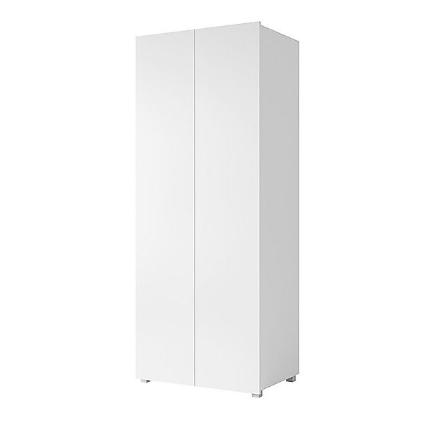 Lomadox Kleiderschrank CAIRNS-132 in weiß Hochglanz, Modern, grifflos günstig online kaufen