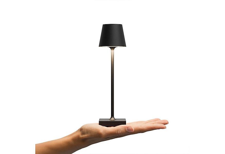 SIGOR LED Tischleuchte NUINDIE Pocket Nachtschwarz, Dimmbar, LED fest integ günstig online kaufen