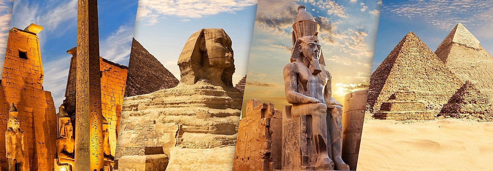 Bluebird Puzzle Puzzle Entdecken Sie Ägypten - Luxor und Gizeh, Puzzleteile günstig online kaufen