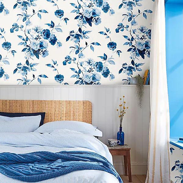 Joules Vliestapete »Boho Bloom Crème«, floral, floral günstig online kaufen