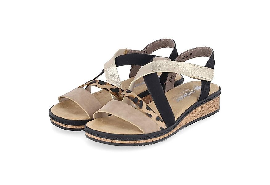 Rieker Rieker V3663-92 Damen Synthetik mehrfarbig Sandalette günstig online kaufen