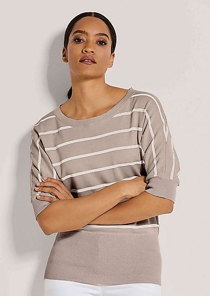 MADELEINE Strickpullover Ringelpullover im maritimen Look Halbarmshirt mit günstig online kaufen