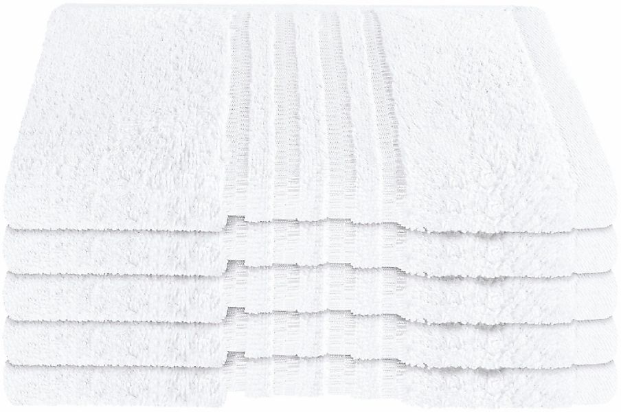 Schiesser Gästehandtücher "Milano aus 100% Baumwolle mit eleganter Bordüre günstig online kaufen