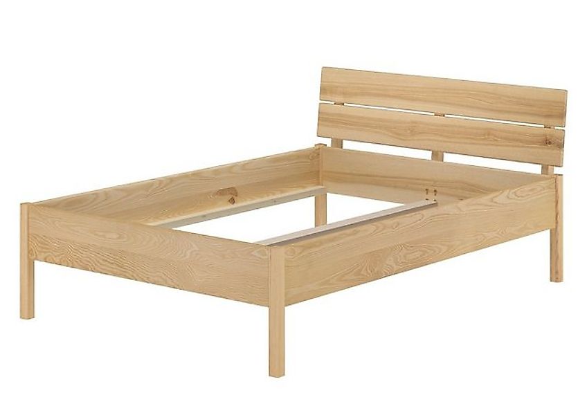 ERST-HOLZ Bett Holzbett metallfrei 140x200 massives Eschenholz Tischlerarbe günstig online kaufen