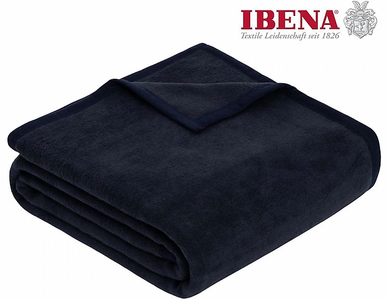 IBENA Wohndecke "Luxus" verschiedene Größen, unifarbenes Design, Kuscheldec günstig online kaufen