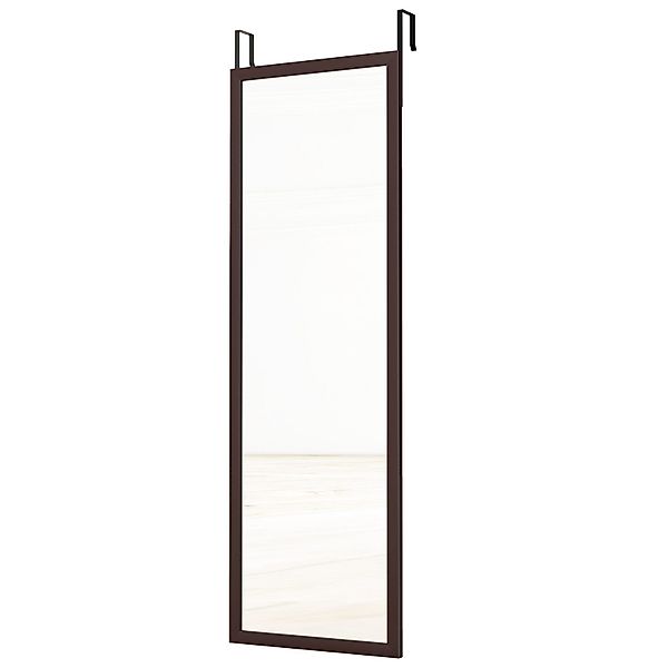 COSTWAY Wandspiegel, mit höhenverstellbaren Hängehaken 107x36,5cm günstig online kaufen