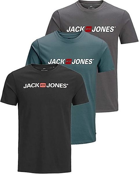 Jack & Jones T-Shirt Stilvolles Slim-Fit oder Regular Shirt mit Printdruck günstig online kaufen