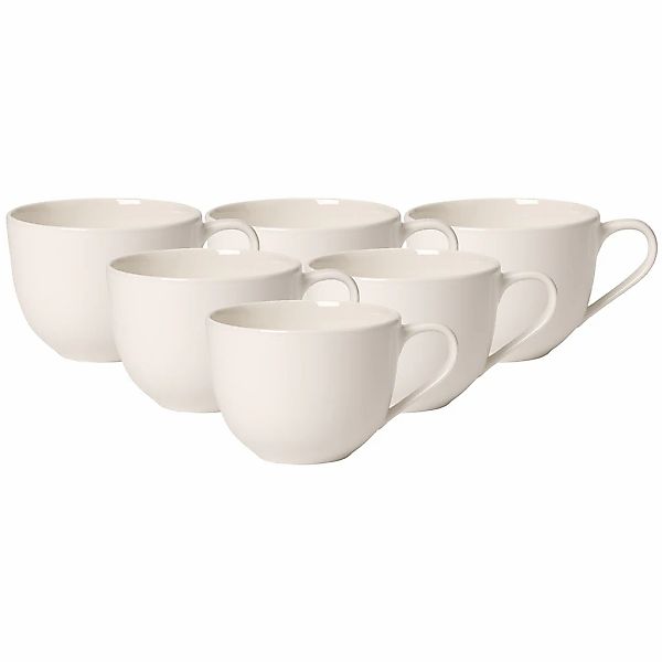 Villeroy & Boch Tasse "Kaffeetassen For Me 160 ml 6er Set weiß" günstig online kaufen