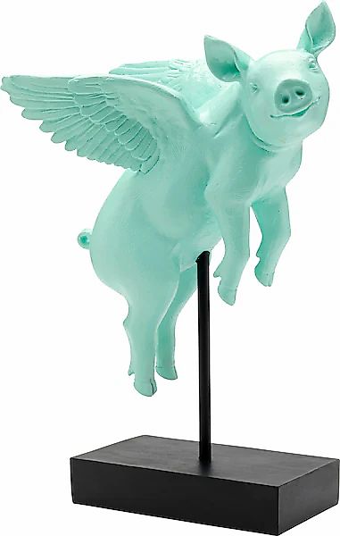 Kare Design Dekofigur »Deko Figur Flying Pig Türkis 29cm« günstig online kaufen