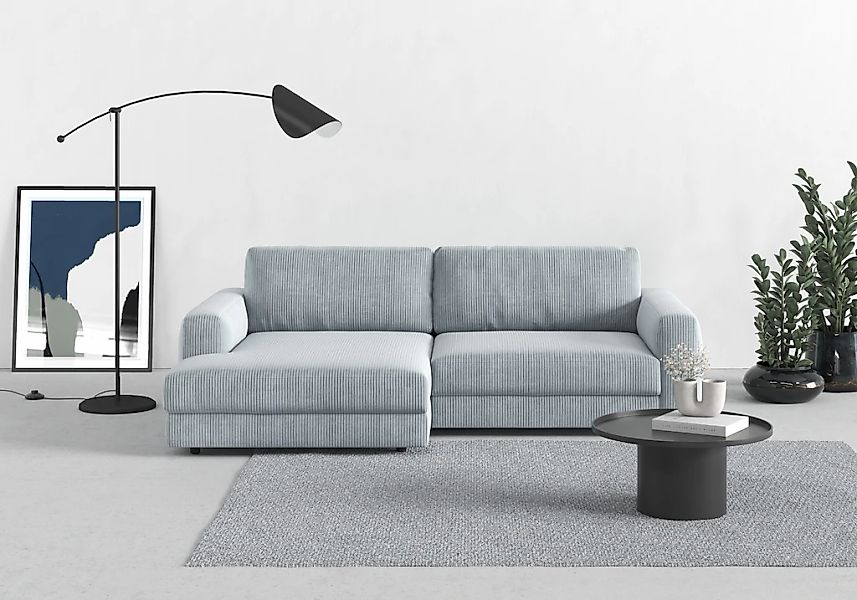 TRENDMANUFAKTUR Ecksofa "Bourbon, Mega Designsofa mit tollem Sitzkomfort, B günstig online kaufen
