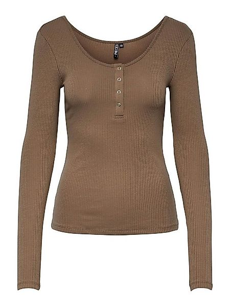 pieces Langarmshirt Kitte (1-tlg) Plain/ohne Details günstig online kaufen