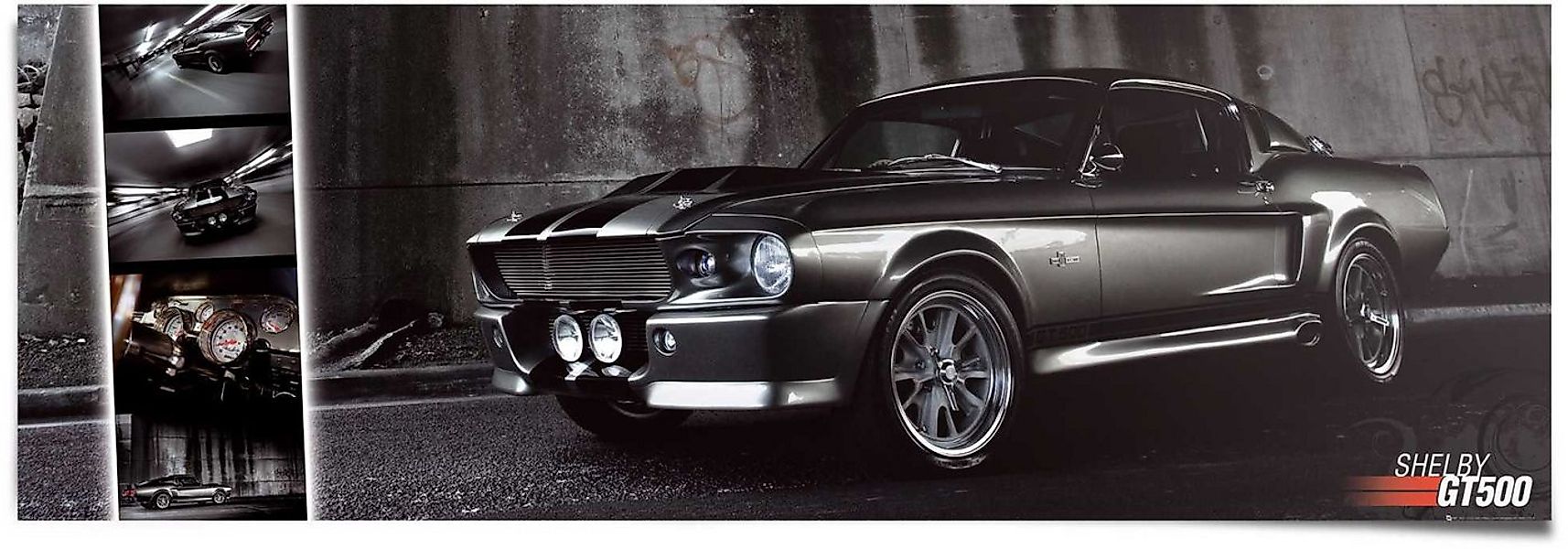 Reinders! Poster Ford Easton Mustang GT500, (1 St) günstig online kaufen